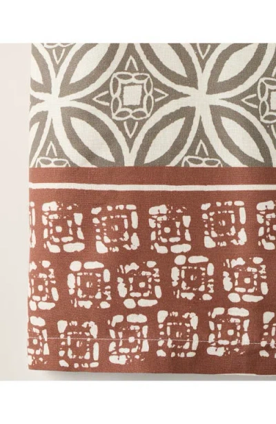 Mango Printed Camp Shirt In Neutral