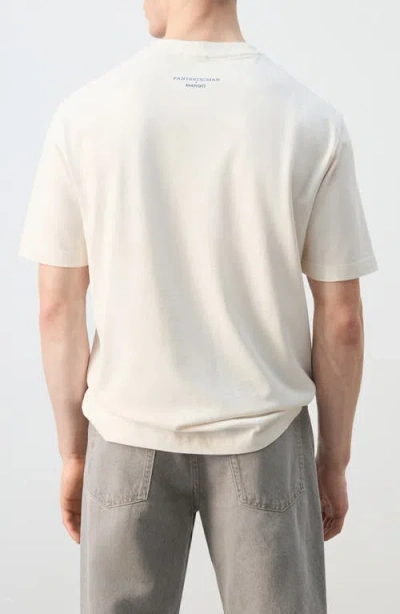 Mango X Fantastic Man Nice Graphic T-shirt In Multi