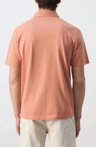 Mango Solid Cotton Piqué Polo In Multi