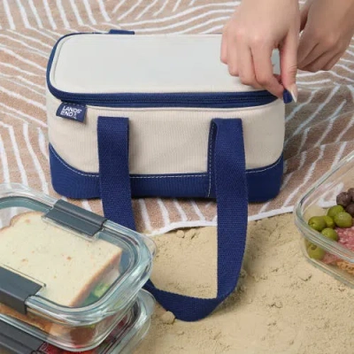 Lands' End Rectangular Small Cooler Bag Insulated 1.5 Gal In Multi