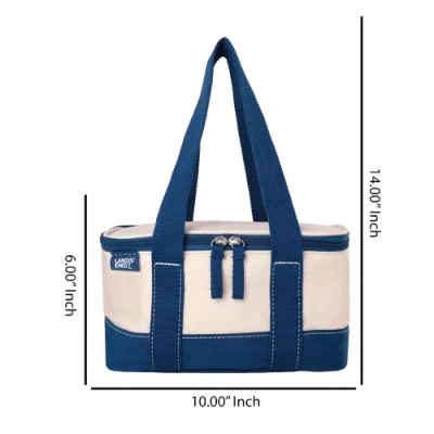 Lands' End Rectangular Small Cooler Bag Insulated 1.5 Gal In Multi