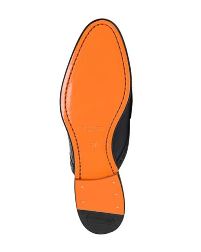 Santoni Granato Leather Mule In Black