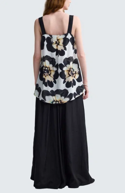 Luukaa Auralie Wide-leg Fluid Pants In Multi