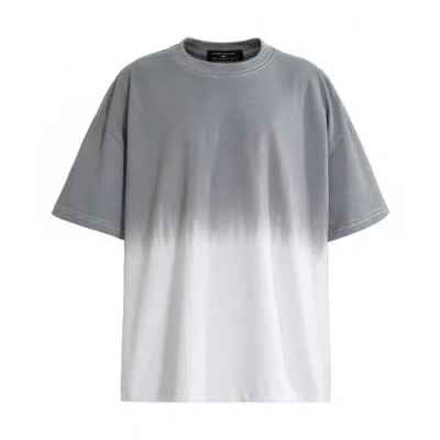 Moustache Gradient-effect Short-sleeve T-shirt In Gray