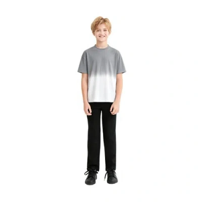 Moustache Gradient-effect Short-sleeve T-shirt In Gray