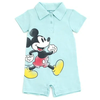 Disney Mickey Mouse One Piece Romper Set In Multi