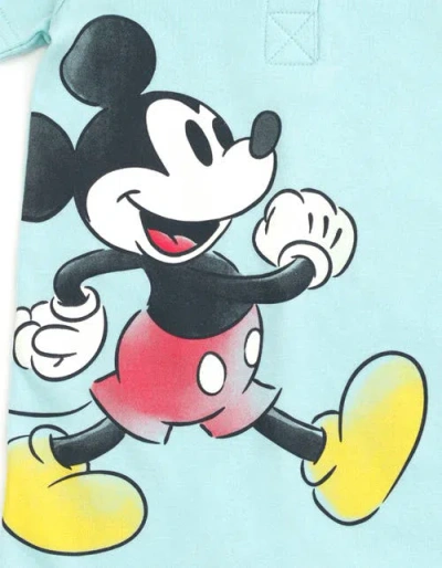 Disney Mickey Mouse One Piece Romper Set In Multi