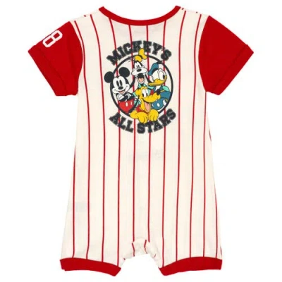 Disney Mickey Mouse Athletic One Piece Romper In Multi
