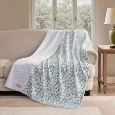Hunter Reversible Plush Throw Blankets In Multi