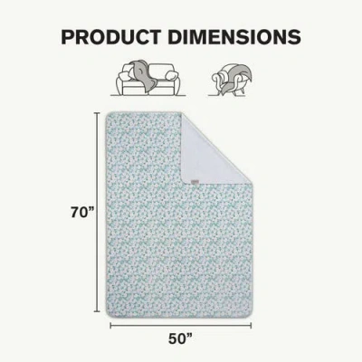 Hunter Reversible Plush Throw Blankets In Multi