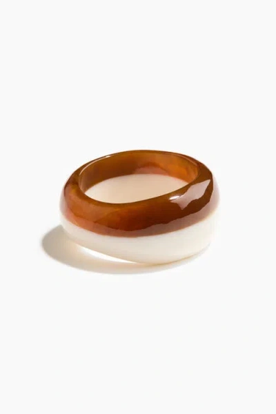 H&m Two-tone Bangle In White