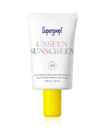 Supergoop Unseen Sunscreen Spf 50 In Transparent