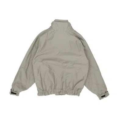 Attico Logo-patch Drawstring Bomber Jacket In Green