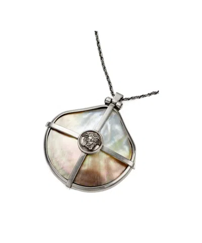 Versace Sea Frames Necklace In Multi