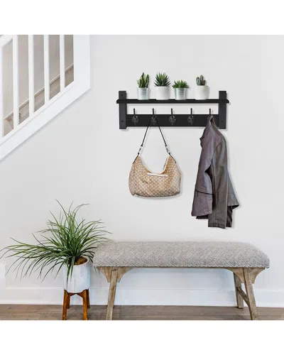 Sorbus Wall Mount Coat Rack In Multi