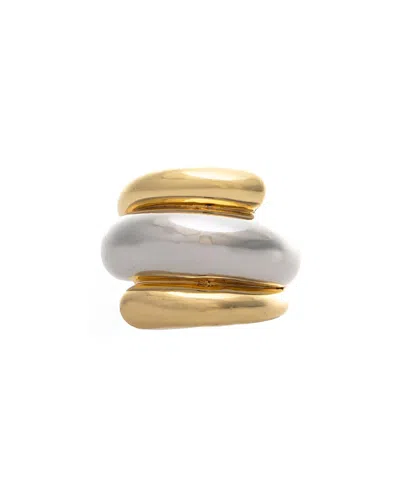 Rivka Friedman 18k Plated Stackable Ring In Multi