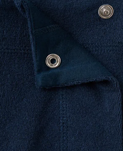 Mango Terry Miniskirt In Blue