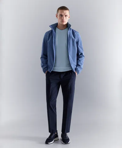 Mango Technical Waterproof Jacket In Blue