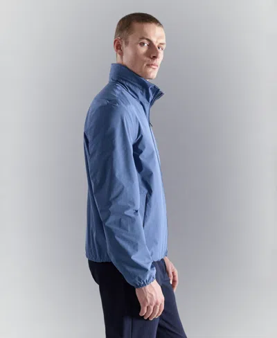 Mango Technical Waterproof Jacket In Blue