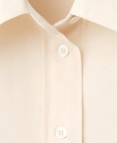 Mango Oversize Button-up Shirt In Neutral