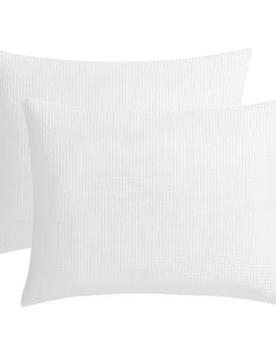 Salt Life Stillwater Solid Quilt Sets In White