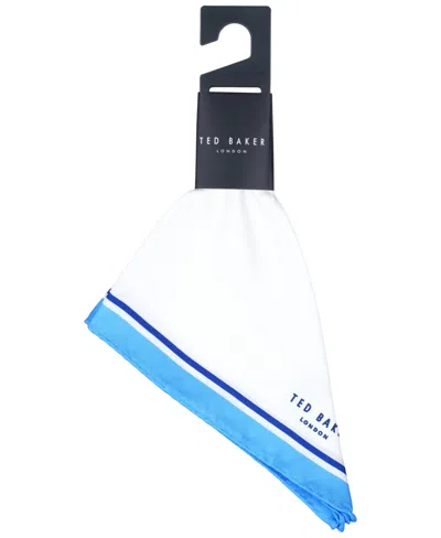 Ted Baker Men's Solid Border Pocket Square In Multi