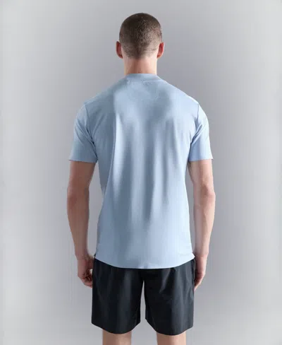Mango Coolmax Slim Fit T-shirt In Blue