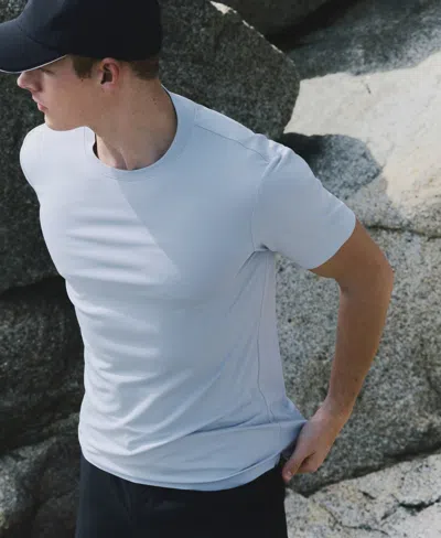 Mango Coolmax Slim Fit T-shirt In Blue