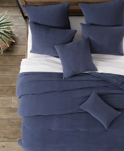 Salt Life Riverside Solid Comforter Sets In Blue