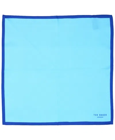Ted Baker Men's Solid Pocket Square In Blue