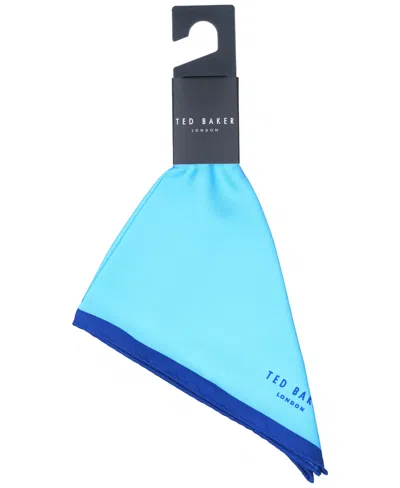 Ted Baker Men's Solid Pocket Square In Blue