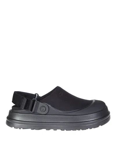 Ugg Round-toe Mules In Black