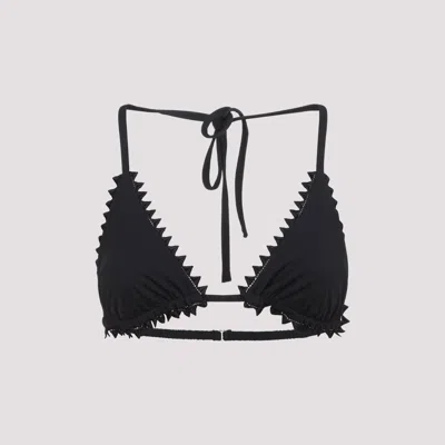 Jacquemus Triangle Bikini Top Le Haut De Maillot In Black