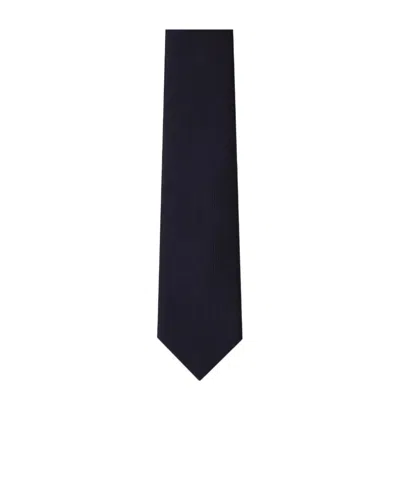 Lardini Pointed-tip Tie In Blue