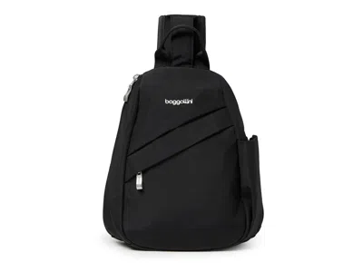 Baggallini Medium Sling Crossbody Backpack In Black