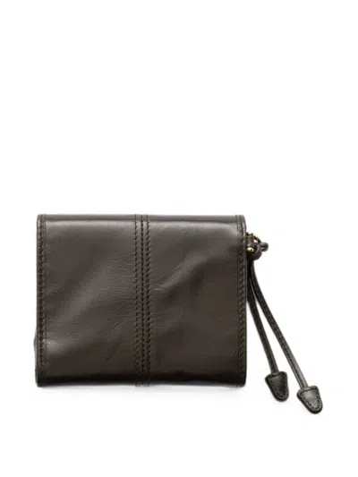 Prada Small Leather Wallet In Brown
