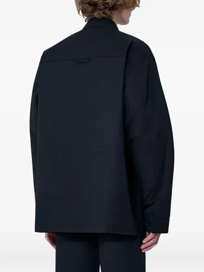 Rier Zip-up Multi-pocket Jacket In Black