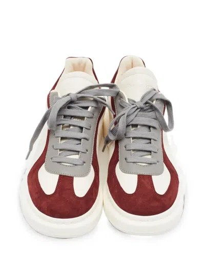 Pre-owned Alexander Mcqueen Oversized Retro Sneakers In White
