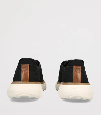 Cole Haan Grand Phaze Stitchlite Quick-on Oxford Sneakers In Black