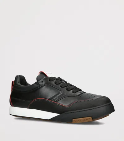 Givenchy Leather Yard Sneakers In Black