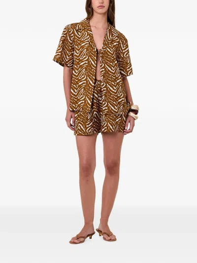 Nicholas Adelaide Shorts In Brown