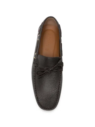 Bally Leather Loafers In Brown
