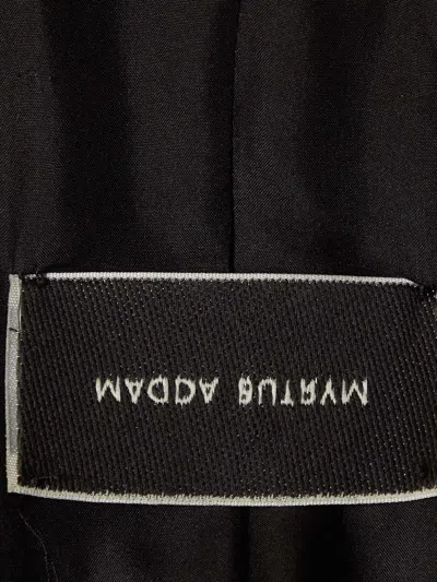 Pre-owned Magda Butrym Single-breasted Wool Coat In Black