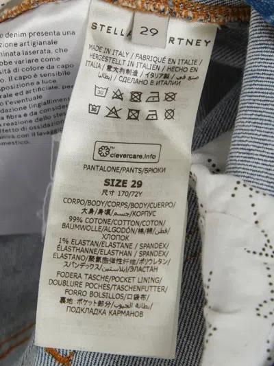Pre-owned Stella Mccartney Straight-leg Jeans In Blue