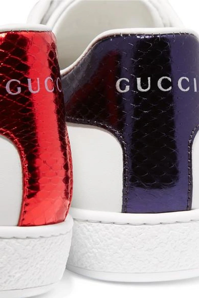 Gucci Ace Sneaker With Crystals, $1,250, farfetch.com