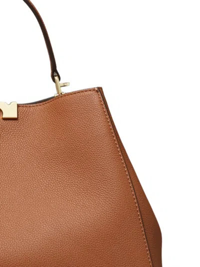 Tory Burch Medium Eleanor Soft Satchel In Brown