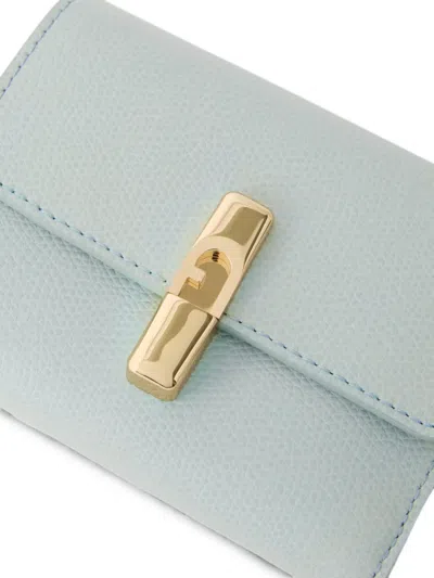 Furla Iride Compact Wallet S In Blue