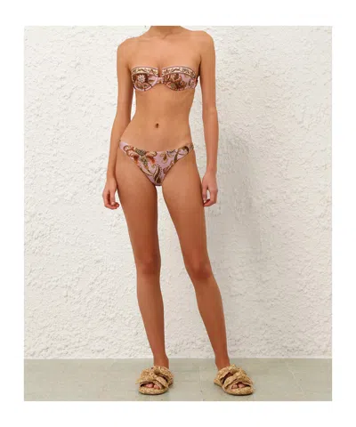 Zimmermann Aster Balconette Top In Multi