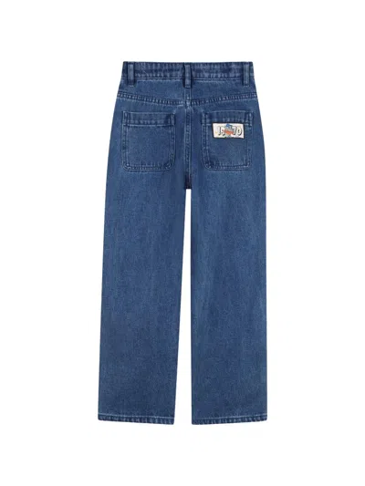 Kenzo Belt Loop Jeans In Blue