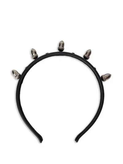 Redv Acorn-stud Headband In Black